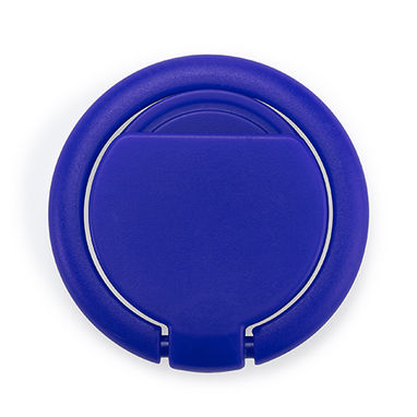 Многофункциональный держатель для смартфона с кольцом, цвет яркий синий - IA3015S105- Фото №1