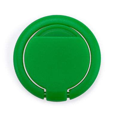Многофункциональный держатель для смартфона с кольцом, цвет зеленый папоротник - IA3015S1226- Фото №1