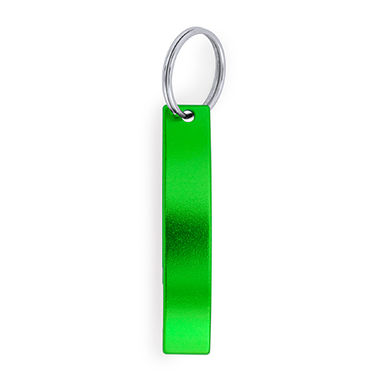 Алюмінієвий брелок, колір зелена папороть - KO4070S1226- Фото №1