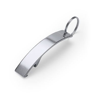 Алюминиевый нож-брелок, цвет серебристый - KO4074S1251- Фото №1