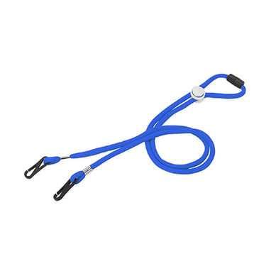 Маска для обличчя з талрепом зі шнуром і регулювальною головкою, колір яскравий синій - LY7051S105- Фото №1