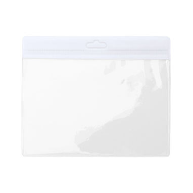 Тримач бейджа з PVC, колір білий - LY7070S101- Фото №1
