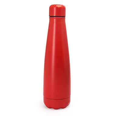 Бутылка из нержавеющей стали 304 с завинчивающейся крышкой, цвет красный - MD4011S160- Фото №1