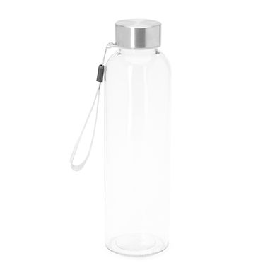Скляна пляшка (доступна в різних кольорах), колір прозорий - MD4037S100- Фото №1
