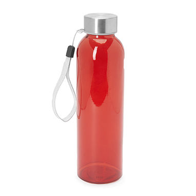 Скляна пляшка (доступна в різних кольорах), колір червоний - MD4037S160- Фото №1