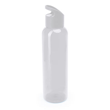 Бутылка из тритана с цветным полупрозрачным корпусом, цвет белый - MD4038S101- Фото №1