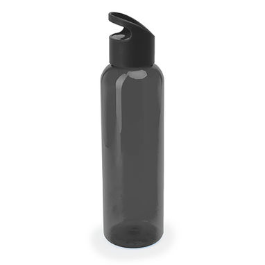 Пляшка з трітана з кольоровим напівпрозорим корпусом, колір чорний - MD4038S102- Фото №1