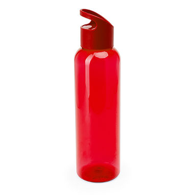 Бутылка из тритана с цветным полупрозрачным корпусом, цвет красный - MD4038S160- Фото №1