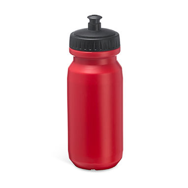 Спортивная PE бутылка с обширной поверхностью для печати, цвет черный - MD4047S102- Фото №2
