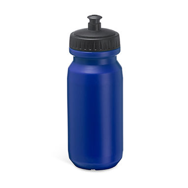Спортивная PE бутылка с обширной поверхностью для печати, цвет яркий синий - MD4047S105- Фото №1