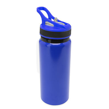 Алюмінієва пляшка в твердому оздобленні, колір яскравий синій - MD4058S105- Фото №1