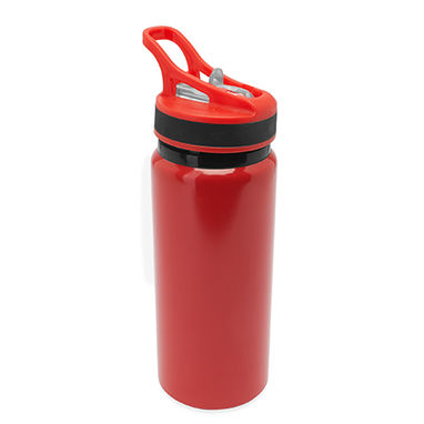 Алюмінієва пляшка в твердому оздобленні, колір червоний - MD4058S160- Фото №1
