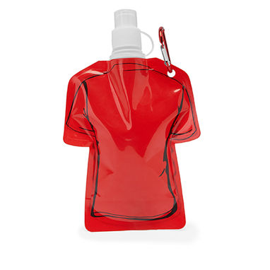 Еластична PET пляшка у формі футболки, колір червоний - MD4086S160- Фото №1