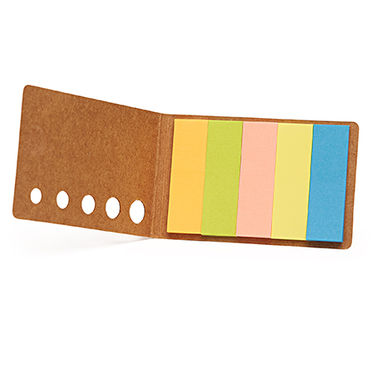 Оригинальный и удобный блокнот из переработанного картона, цвет бежевый - NB8056S1229- Фото №1