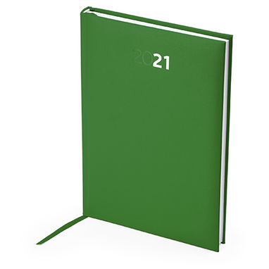 Еженедельник формата A5, цвет зеленый папоротник - NB8059S1226- Фото №1