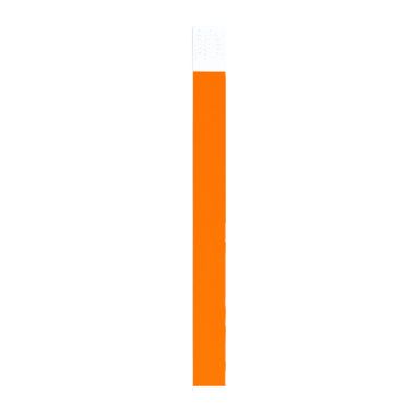 Браслет з синтетичного волокна для подій з індивідуальною нумерацією, колір апельсиновий - PF3100S131- Фото №1
