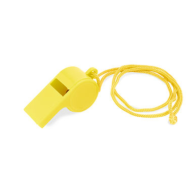 Классический свисток с подвесным ремешком, цвет желтый - PF3101S103- Фото №1