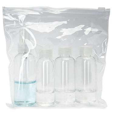 Многоразовая сумка из прозрачного PVC, цвет прозрачный - SA9935S100- Фото №1