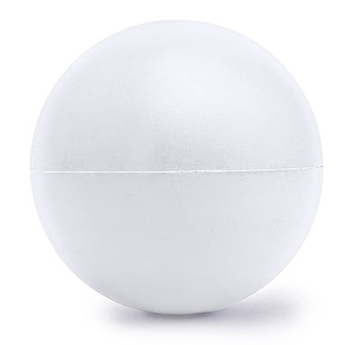 Антистресс-мяч одноцветный, цвет белый - SB1228S101- Фото №1