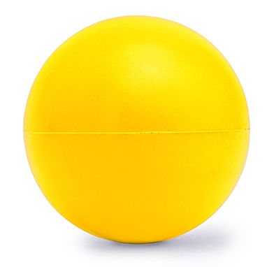 Антистрес-м'яч одноколірний, колір жовтий - SB1228S103- Фото №1