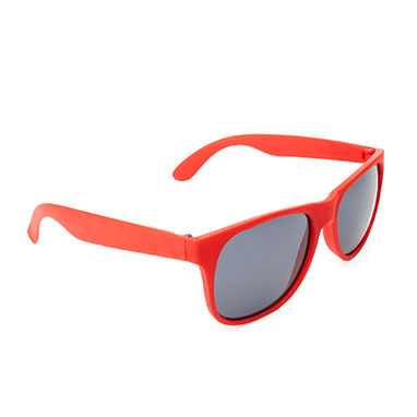 Классические солнцезащитные очки с удобной оправой в матовой отделке и линзами со степенью защиты UV 400, цвет белый - SG8103S101- Фото №2