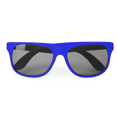 Класичні сонцезахисні окуляри зі зручною оправою в матовому оздобленні і лінзами зі ступенем захисту UV 400, колір яскравий синій - SG8103S105- Фото №1