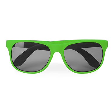 Класичні сонцезахисні окуляри зі зручною оправою в матовому оздобленні і лінзами зі ступенем захисту UV 400, колір зелена папороть - SG8103S1226- Фото №1
