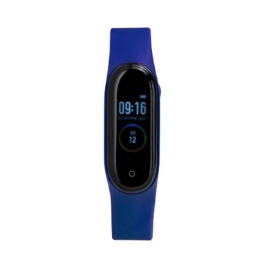 Smart часы с функциями контроля жизнедеятельности, цвет яркий синий - SW3401S105- Фото №1
