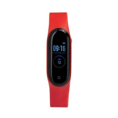 Smart часы с функциями контроля жизнедеятельности, цвет красный - SW3401S160- Фото №1