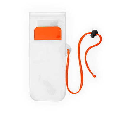 Водонепроникна багатофункціональна сумка з PVC підходить для сенсорних екранів, колір апельсиновий - TA8202S131- Фото №1
