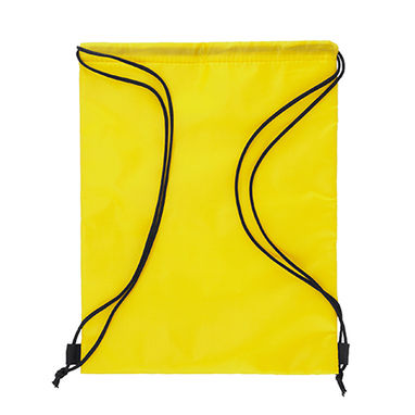 Термосумка на мотузках з ізотермічної алюмінієвою оздобленням всередині, колір жовтий - TB7604S103- Фото №1
