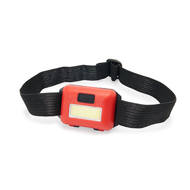 Спортивний налобний ліхтар з багатофункціональним регульованим ремінцем, колір червоний - TO0110S160- Фото №1