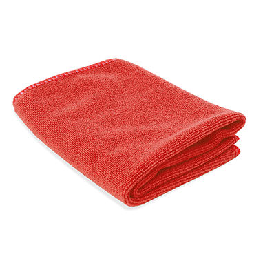 Полотенце для рук из абсорбирующей микрофибры 345 г/м², цвет красный - TW7103S160- Фото №1