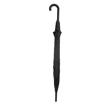 Зонт с тканью и ручкой одного цвета, цвет черный - UM5608S102- Фото №1