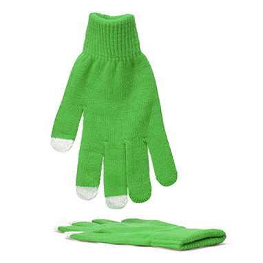 Сенсорные перчатки (большой, цвет зеленый папоротник - WD5623S1226- Фото №1