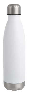 Пляшка вакуумна з подвійними стінками GOLDEN TASTE, колір білий, сріблястий - 56-0304432- Фото №1