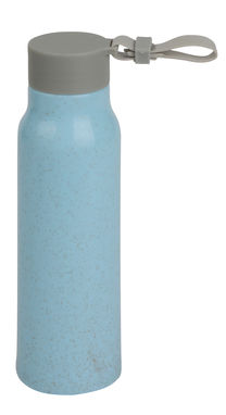 Пляшка скляна ECO DRINK, колір синій - 56-0304477- Фото №1