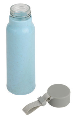 Пляшка скляна ECO DRINK, колір синій - 56-0304477- Фото №3