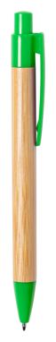Ручка кулькова бамбукова Heloix, колір зелений - AP721867-07- Фото №2