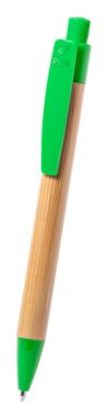 Ручка кулькова бамбукова Heloix, колір зелений - AP721867-07- Фото №3