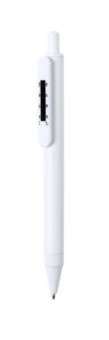 Ручка шшариковая-термометр Doret, цвет белый - AP721913-01- Фото №3