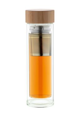 Термобутылка стеклянная Andina, цвет натуральный - AP800442- Фото №8