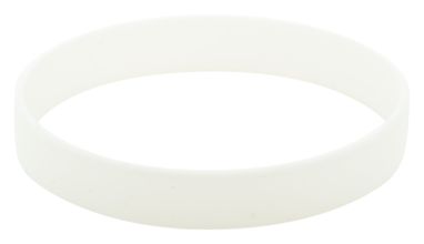 Браслет силиконовый Wristy, цвет белый - AP809418-01- Фото №1