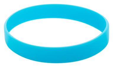 Браслет силиконовый Wristy, цвет голубой - AP809418-06V- Фото №1