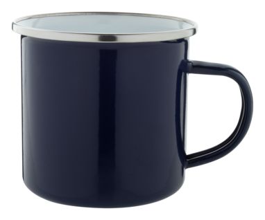 Кружка металлическая винтажная Joplin, цвет темно-синий - AP812399-06A- Фото №1