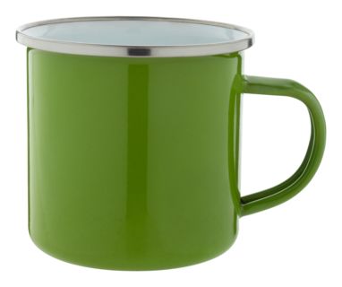 Кружка металлическая винтажная Joplin, цвет зеленый - AP812399-07- Фото №1