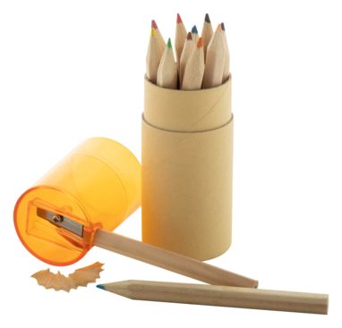 Набор карандашей Gallery 12, цвет оранжевый - AP812601-03- Фото №2