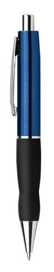Пластикова кулькова ручка, сині чорнила, колір синій - 12310-104- Фото №1