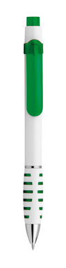 Пластиковая шариковая ручка, синие чернила, цвет зеленый - 13925-109- Фото №1