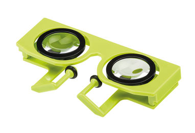 Пластиковые очки виртуальной реальности в коробке, цвет зеленый - 45315-119- Фото №1